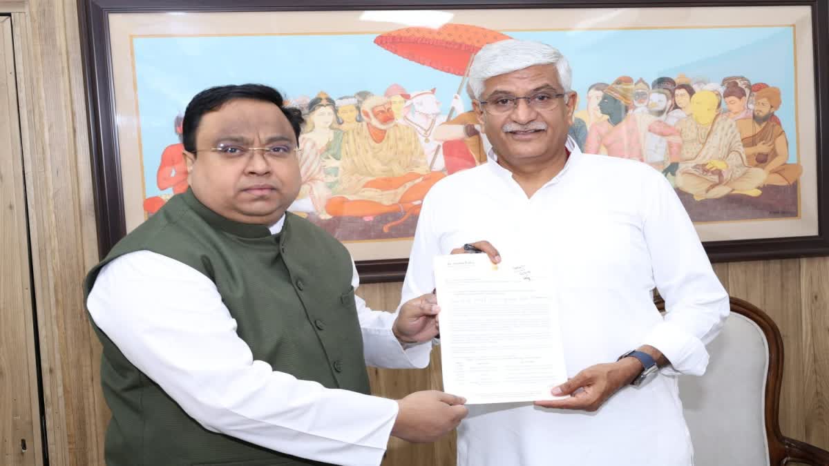 Rajya Sabha MP Sasmit Patra Meet Union Minister of Culture and Tourism