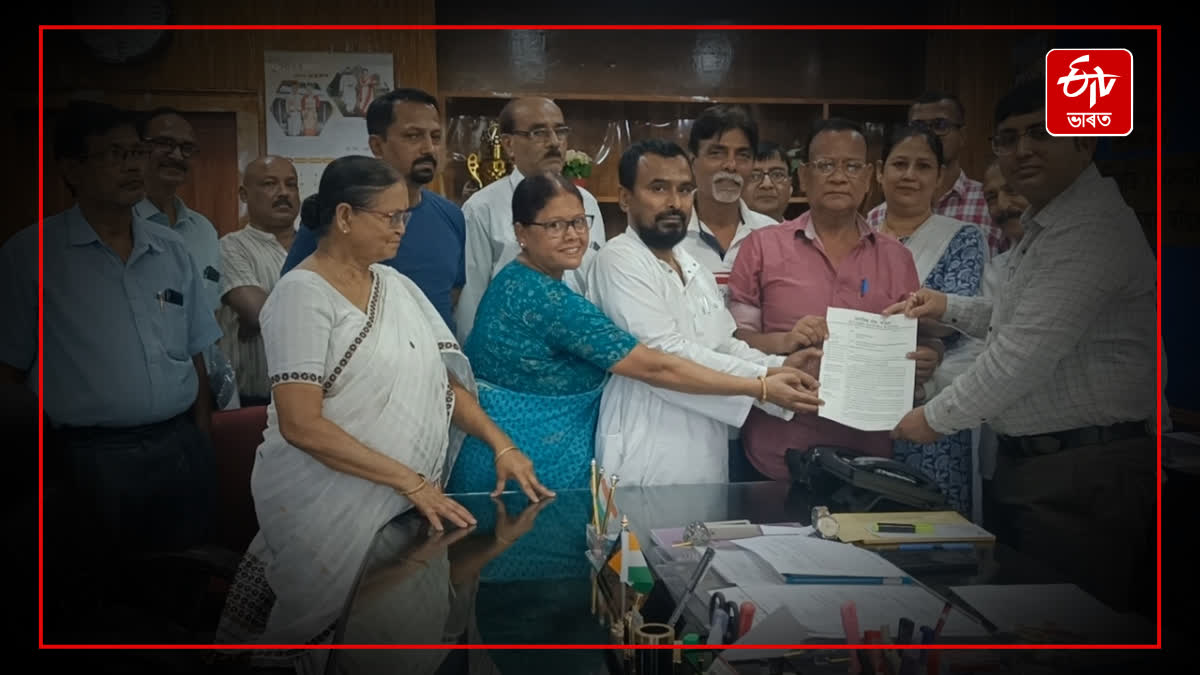 Memorandum to CM demanding resolution of Rangia health sector problem