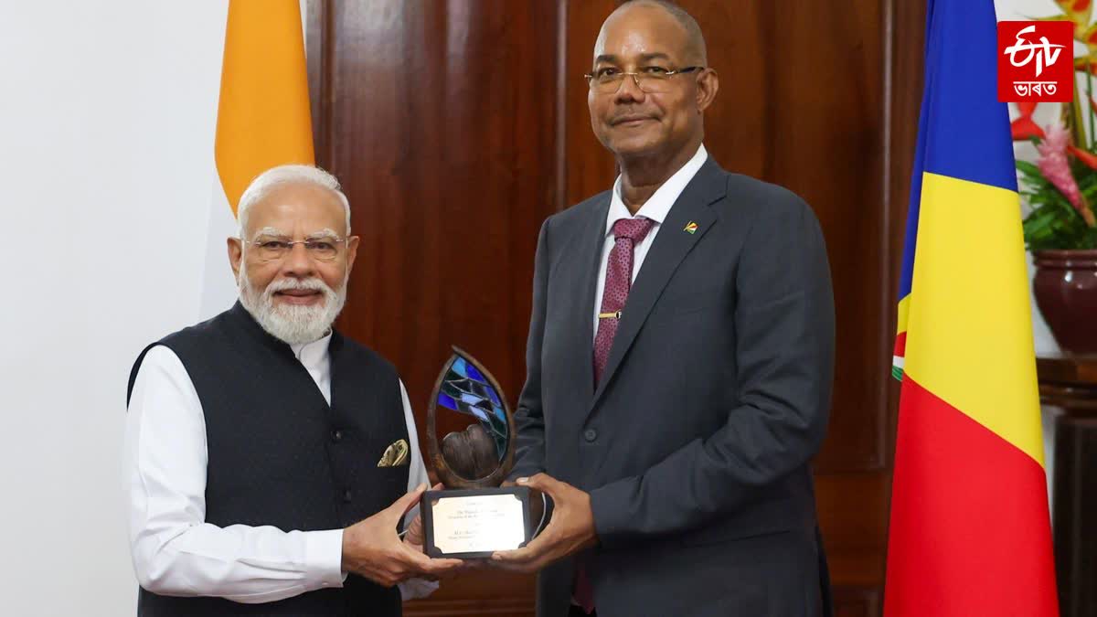 MODI VISIT SEYCHELLES
