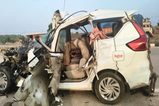 Madhya Pradesh Couple Killed In Car-Truck Collision In Uttar Pradesh's Mirzapur