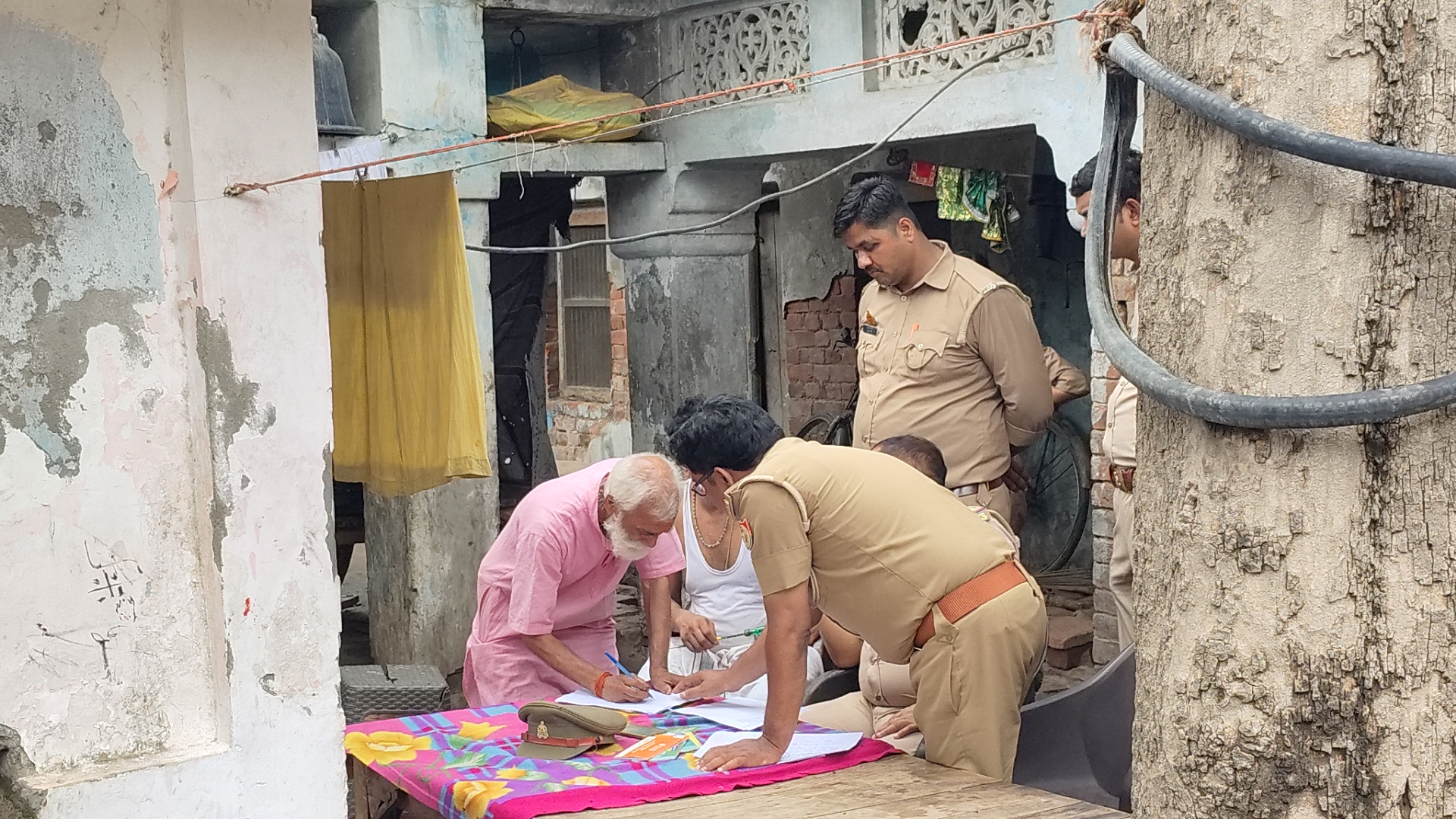 Ram Mandir donation theft case Police raid homes of all eight accused question family members