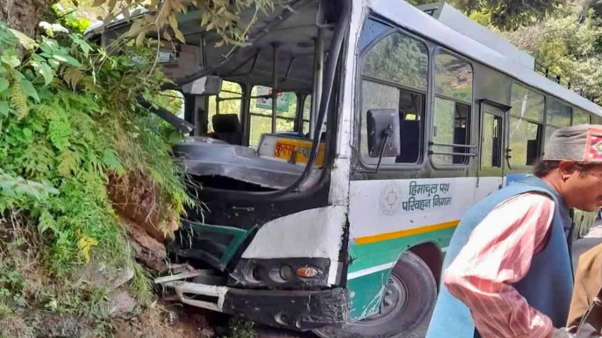 HRTC bus accident in Himachal