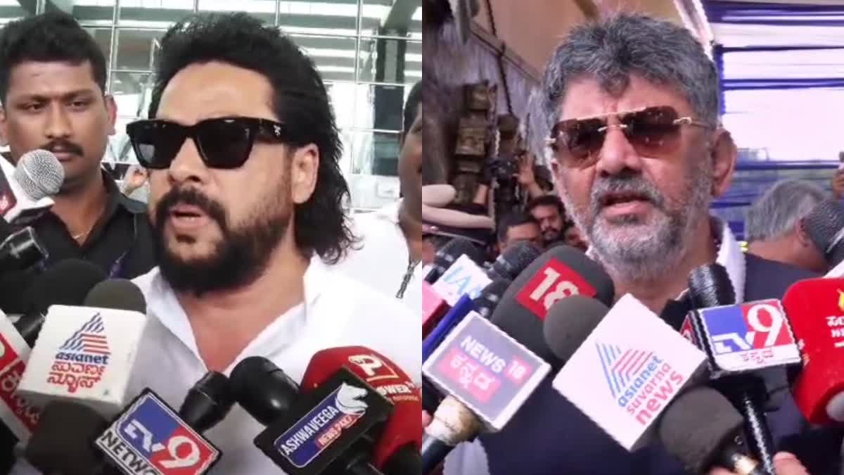 BENGALURU  CM DK SHIVAKUMAR  PROTEST AGAINST NAGENDRA  ಸಚಿವ ನಾಗೇಂದ್ರ