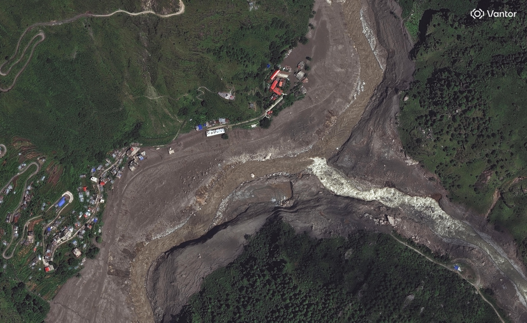 Satellite Images Nepal Floods