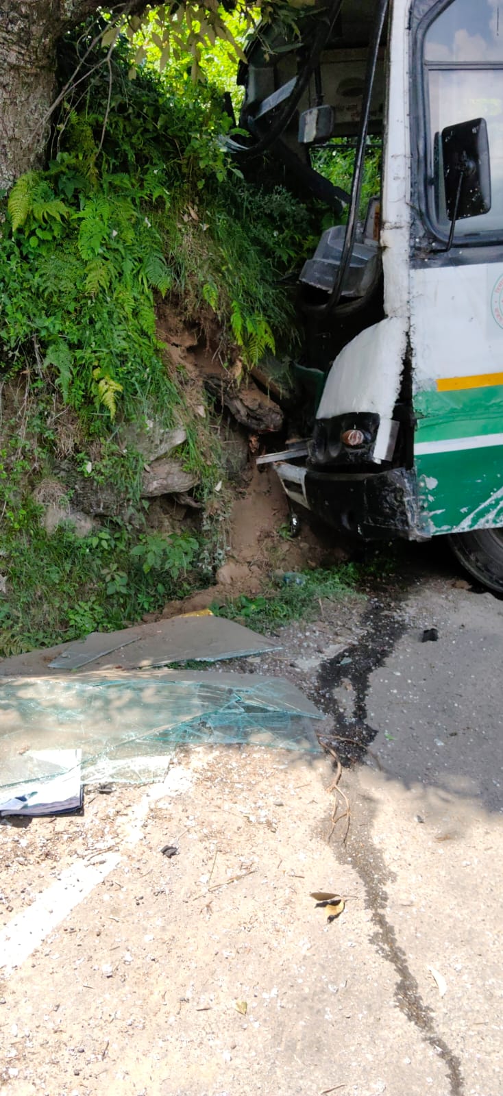 HRTC bus accident in Himachal
