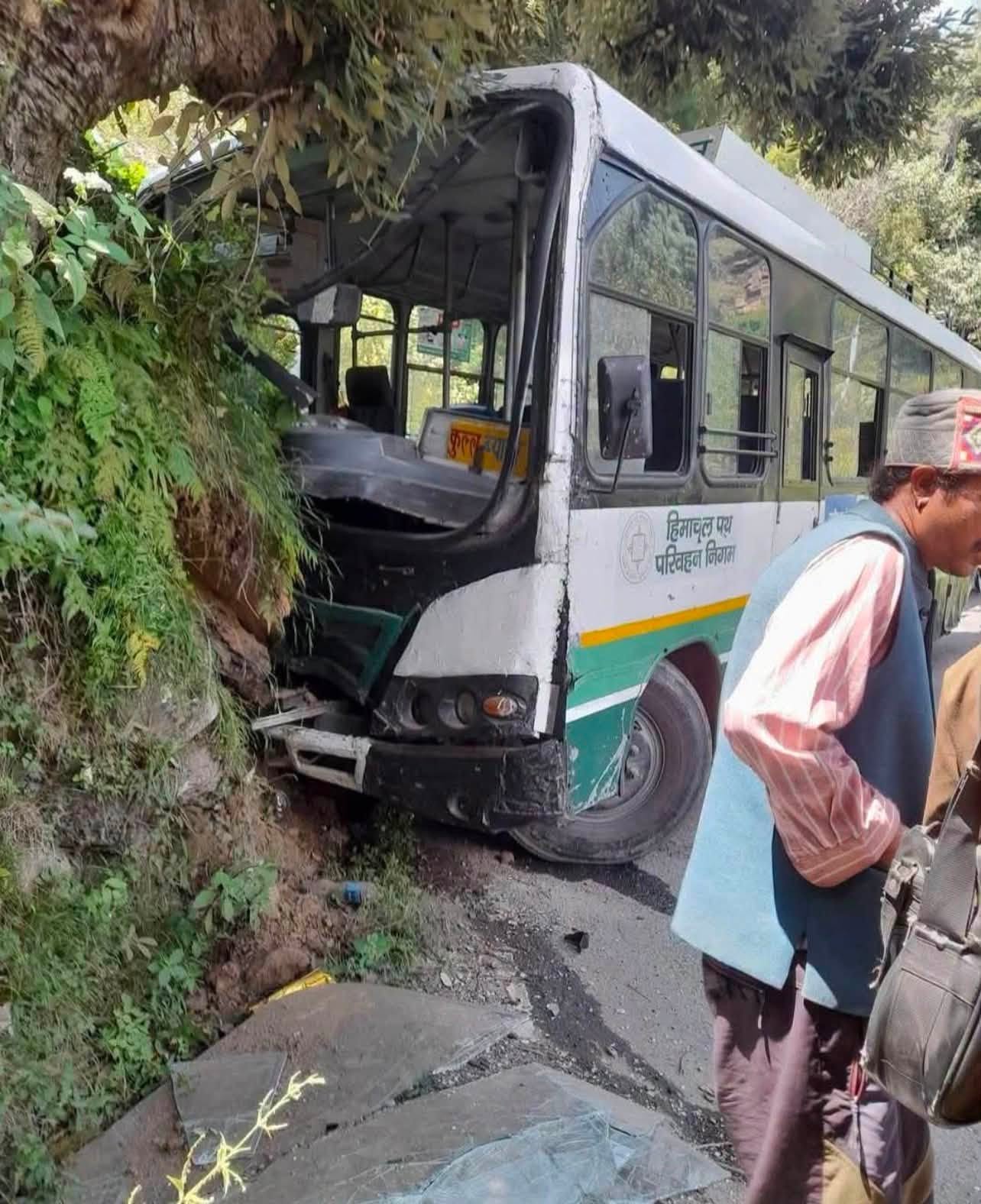 HRTC bus accident in Himachal