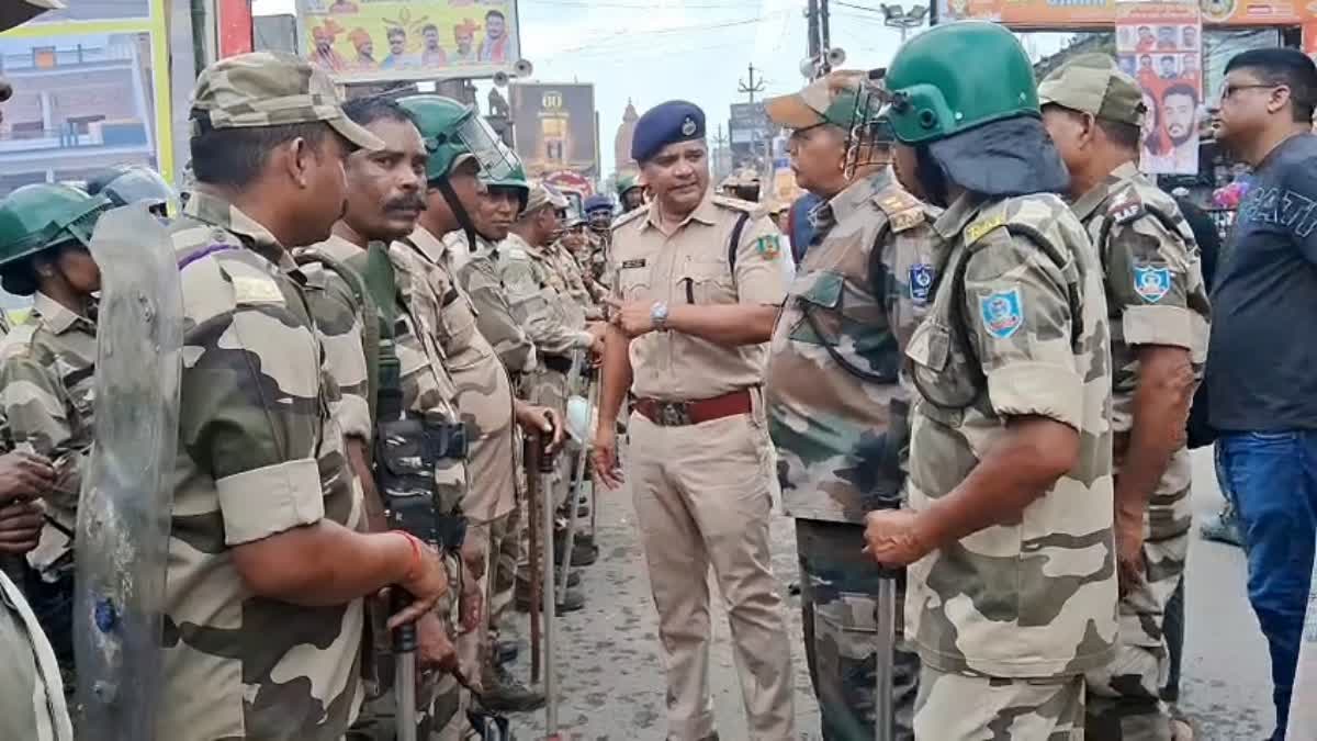 Ranchi Police Flag March