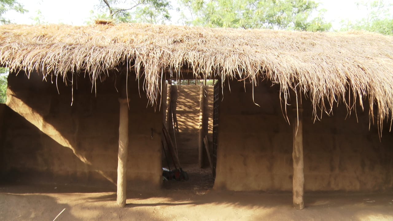 A view of the traditional Bodo tribal home