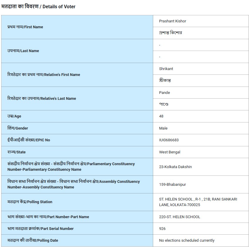 PK VOTER ID CONTROVERSY
