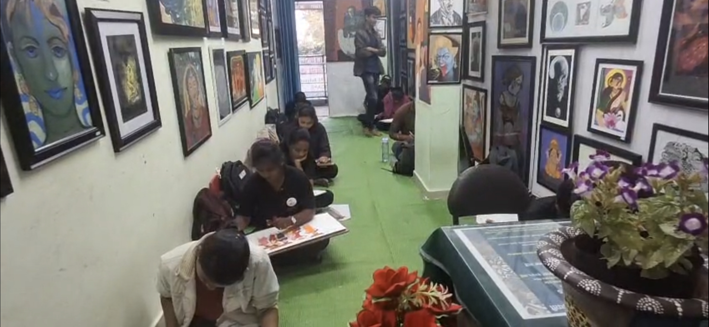 Artist From Maharashtra's Amravati Breathes Life To Old, Worn-Out Paintings