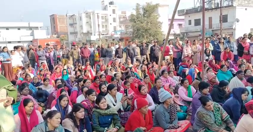 RISHIKESH PEOPLE PROTEST