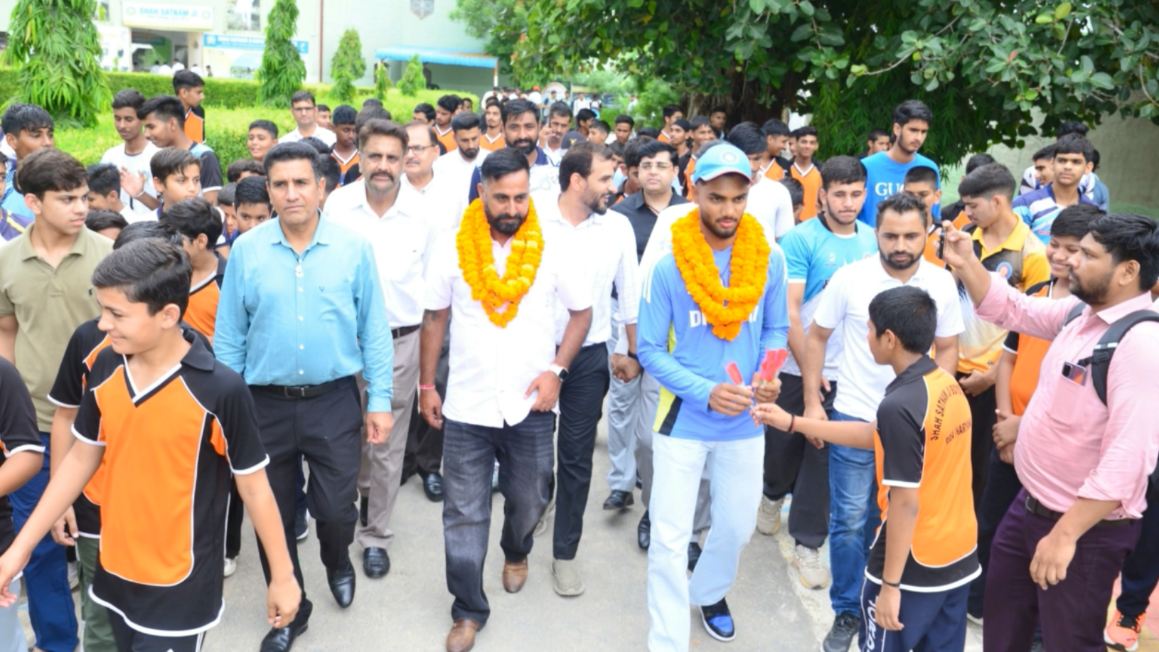 Haryana Kanishk Chauhan selected for the Under 19 Cricket World Cup celebrations at Jhajjar and Sirsa Dera