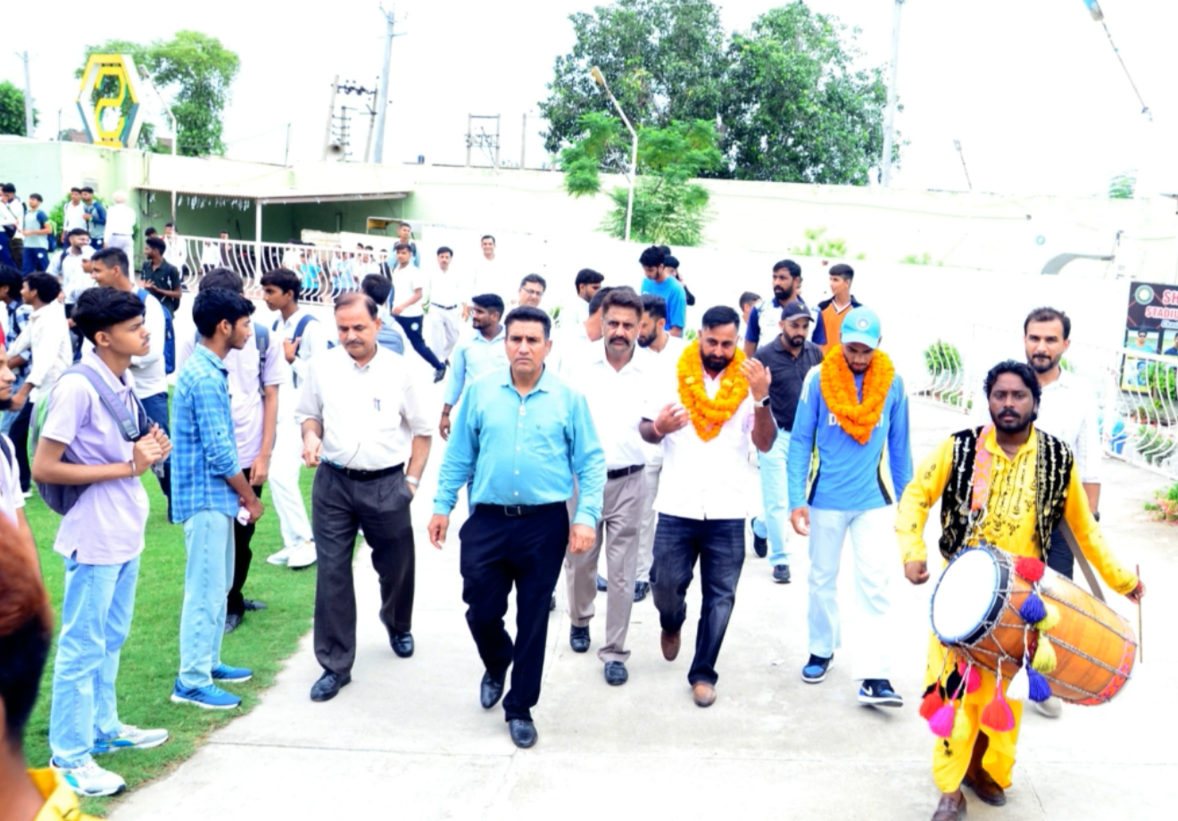 Haryana Kanishk Chauhan selected for the Under 19 Cricket World Cup celebrations at Jhajjar and Sirsa Dera