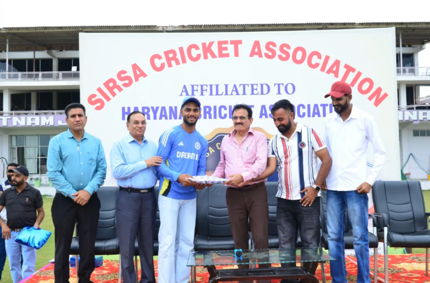 Haryana Kanishk Chauhan selected for the Under 19 Cricket World Cup celebrations at Jhajjar and Sirsa Dera