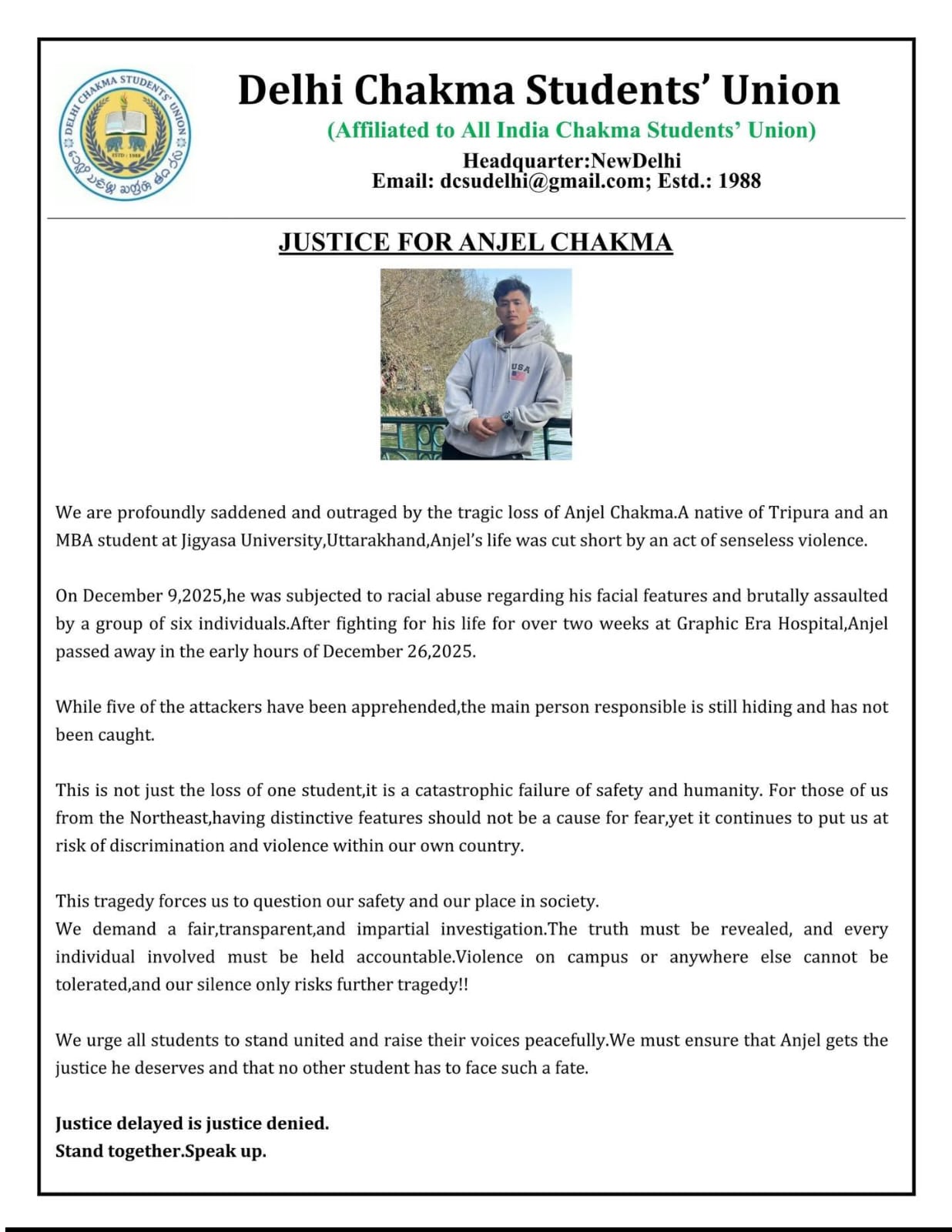 DEHRADUN STUDENT ATTACK