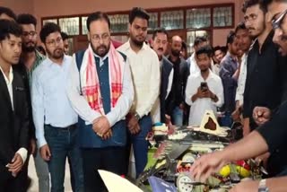 satellite will be completed and installed within the specified time frame: minister Keshab Mahanta