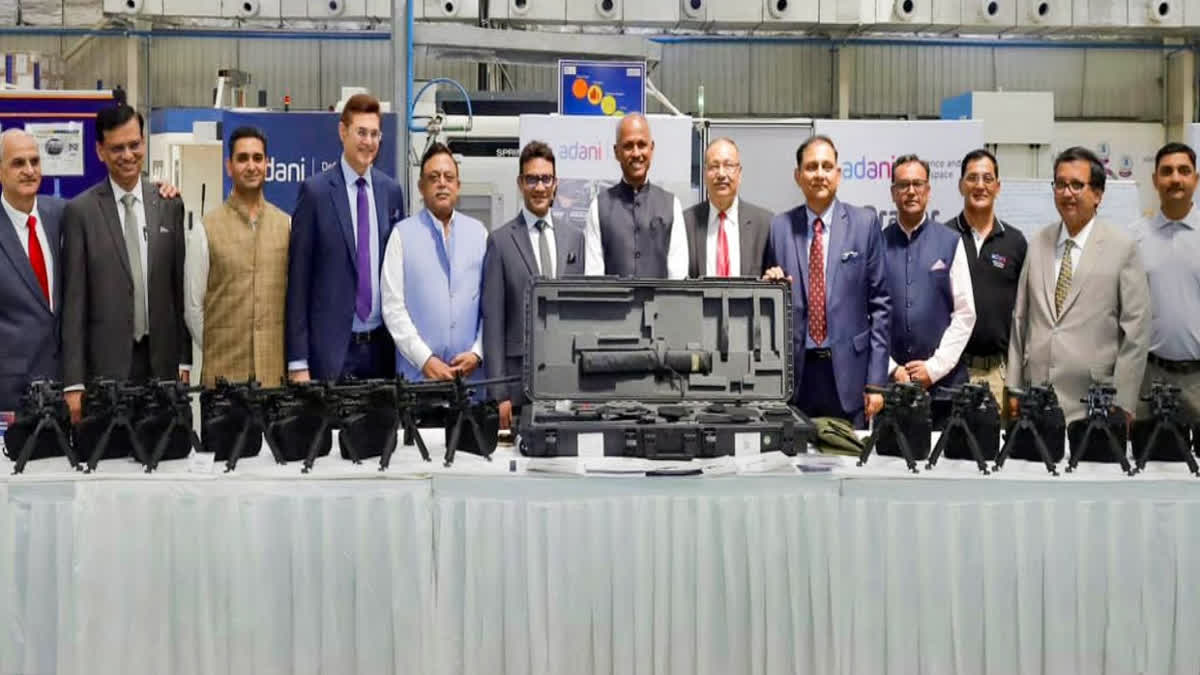 Prahar Machine Gun Adani Defence Delivers First Batch Of 2,000 'Prahar' Light Machine Guns ...