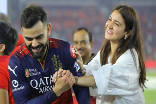Celebrity couple Virat Kohli and Anushka Sharma
