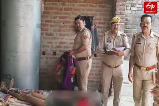 अमरोहा में गला रेत कर युवक की हत्या.