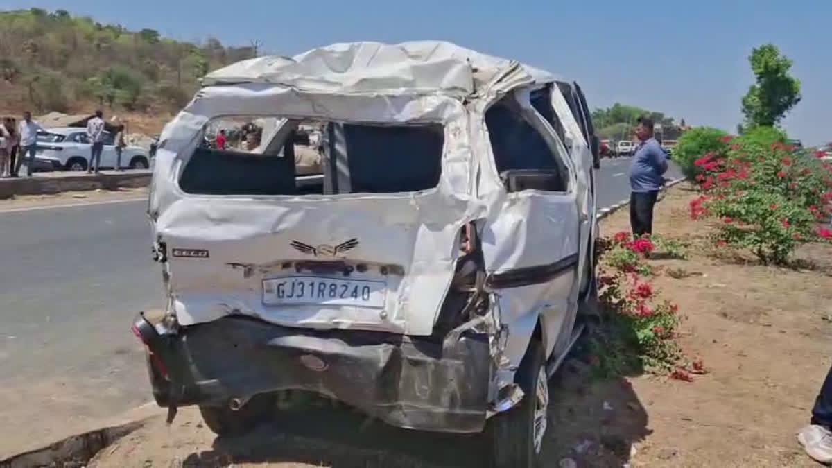 હિંમતનગરના જવાનગઢ પાટીયા નજીક ગમખ્વાર અકસ્માત