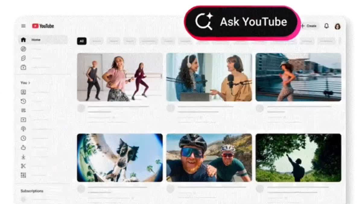 GOOGLE AI SEARCH YOUTUBE  യൂട്യൂബ് എഐ സെർച്ച്  ഗൂഗിൾ  YOUTUBE PREMIUM AI MODE