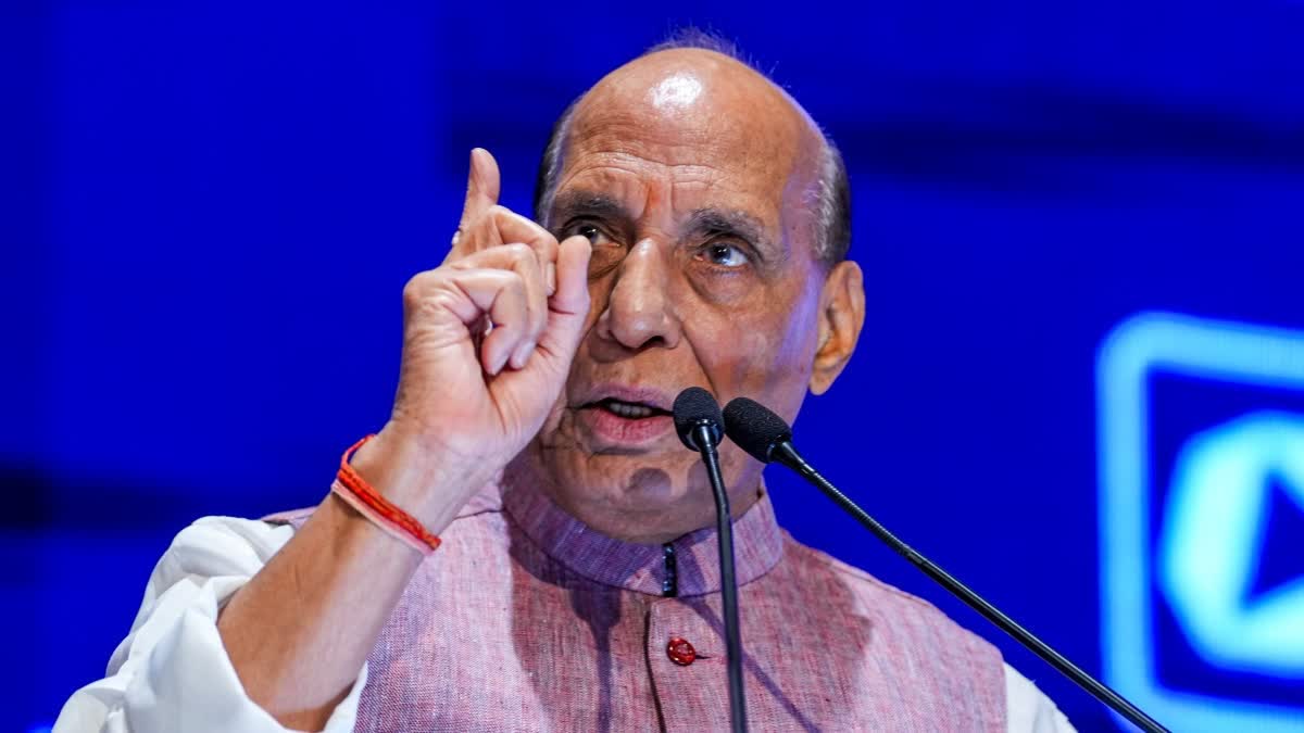 Union Defense Minister Rajnath Singh