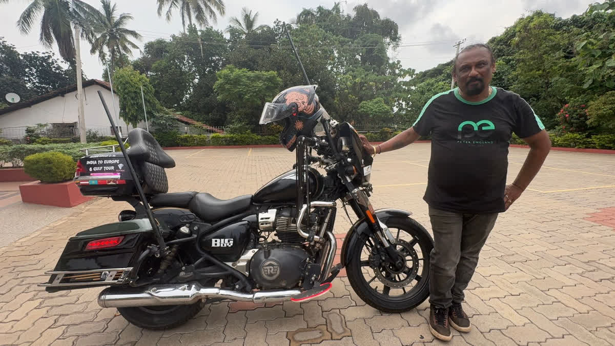 At 60, Mangaluru Entrepreneur To Embark on Solo Bike Expedition Across 38 Countries Mangaluru