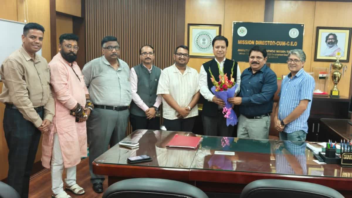 Jharkhand Chamber delegation met with CEO of Jharkhand Skill Development Mission Society In Ranchi
