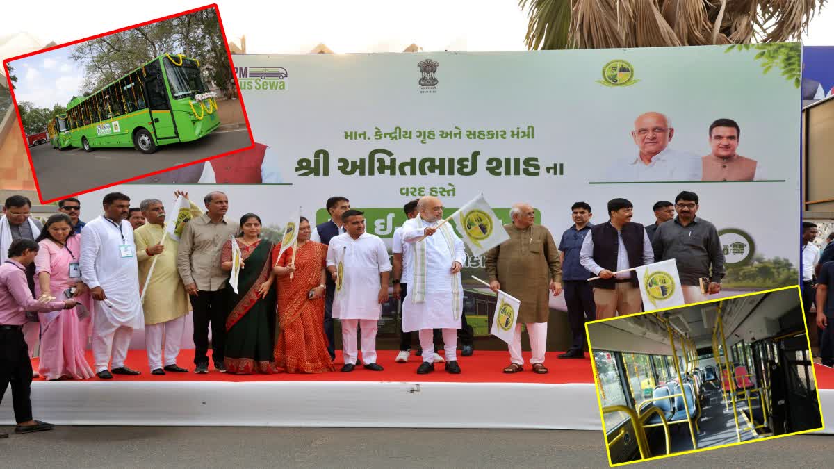 ગાંધીનગરમાં 40 ઇલેક્ટ્રિક બસો શરૂ કરાઈ