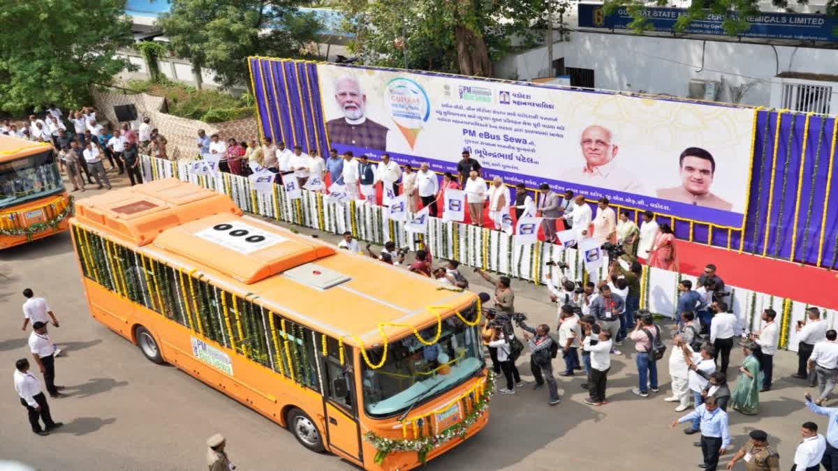 વડોદરામાં 30 નવી એસી ઈલેક્ટ્રિક બસો દોડતી થઈ