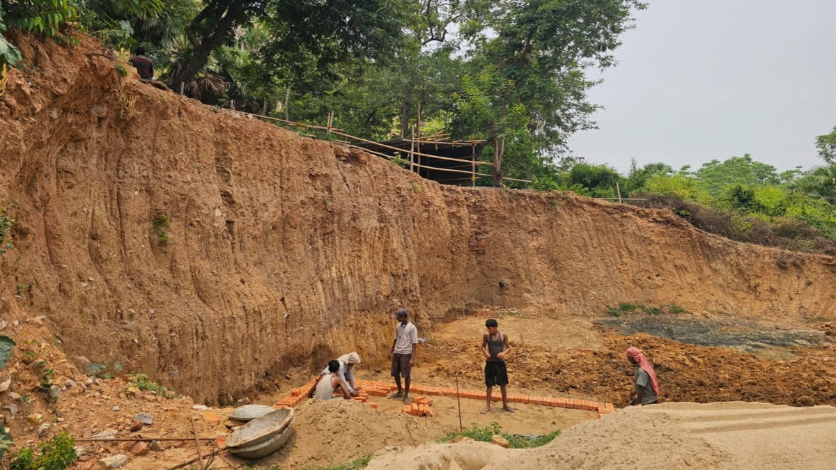 Government Construction Activity Exposes And Damages Ancient Monument In Rajgir; ASI Calls It An Unauthorised Act Government Construction Activity Exposes And Damages Ancient Monument In Rajgir; ASI Calls It An Unauthorised Act