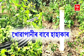 water crises in Jagiroad despite Jal Jeevan Mission executions