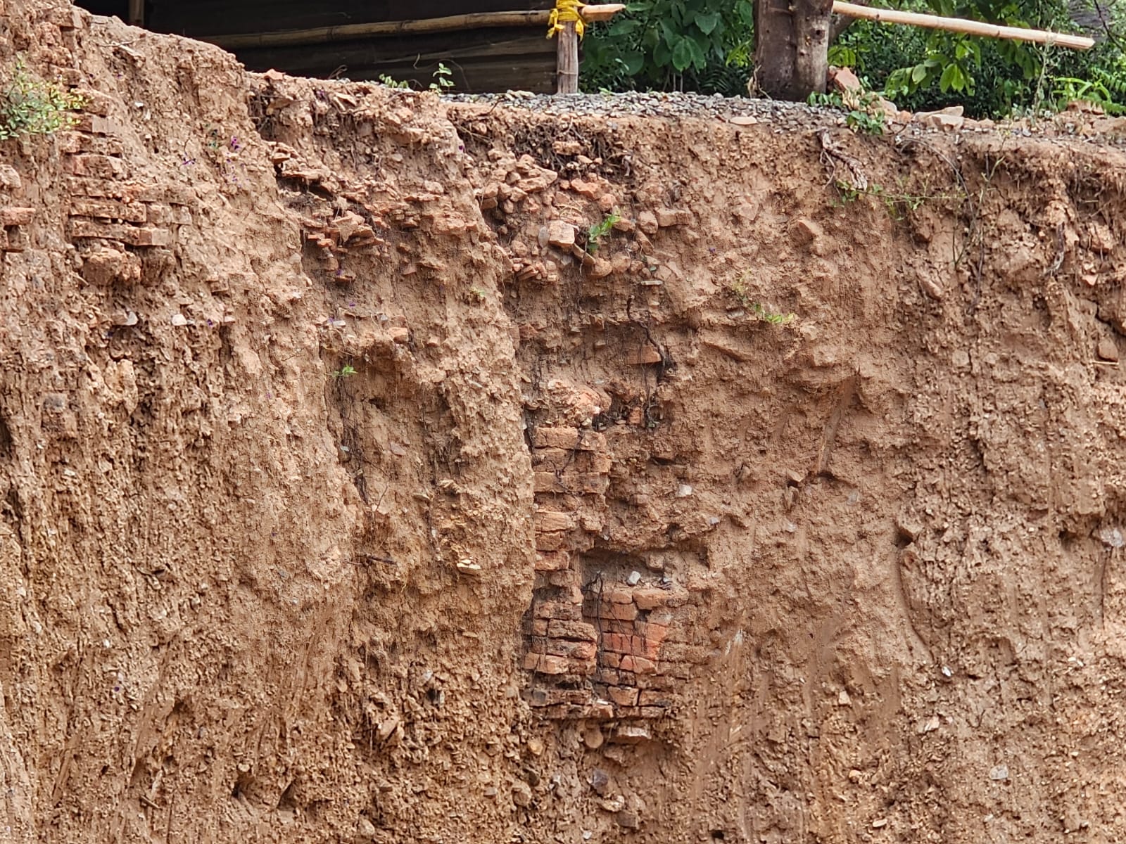 Government Construction Activity Exposes And Damages Ancient Monument In Rajgir; ASI Calls It An Unauthorised Act