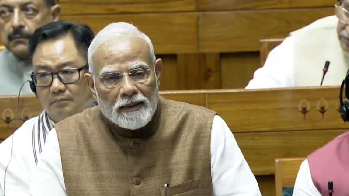 PM MODI IN LOK SABHA