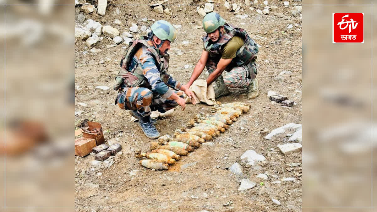 18 dangerous mortar bombs were defused in Arunachal Pradesh