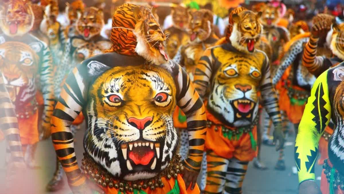PULIKALI PREPARATION  THRISSUR PULIKKALI 2026  ONAM CELEBRATION THRISSUR  പുലികളി