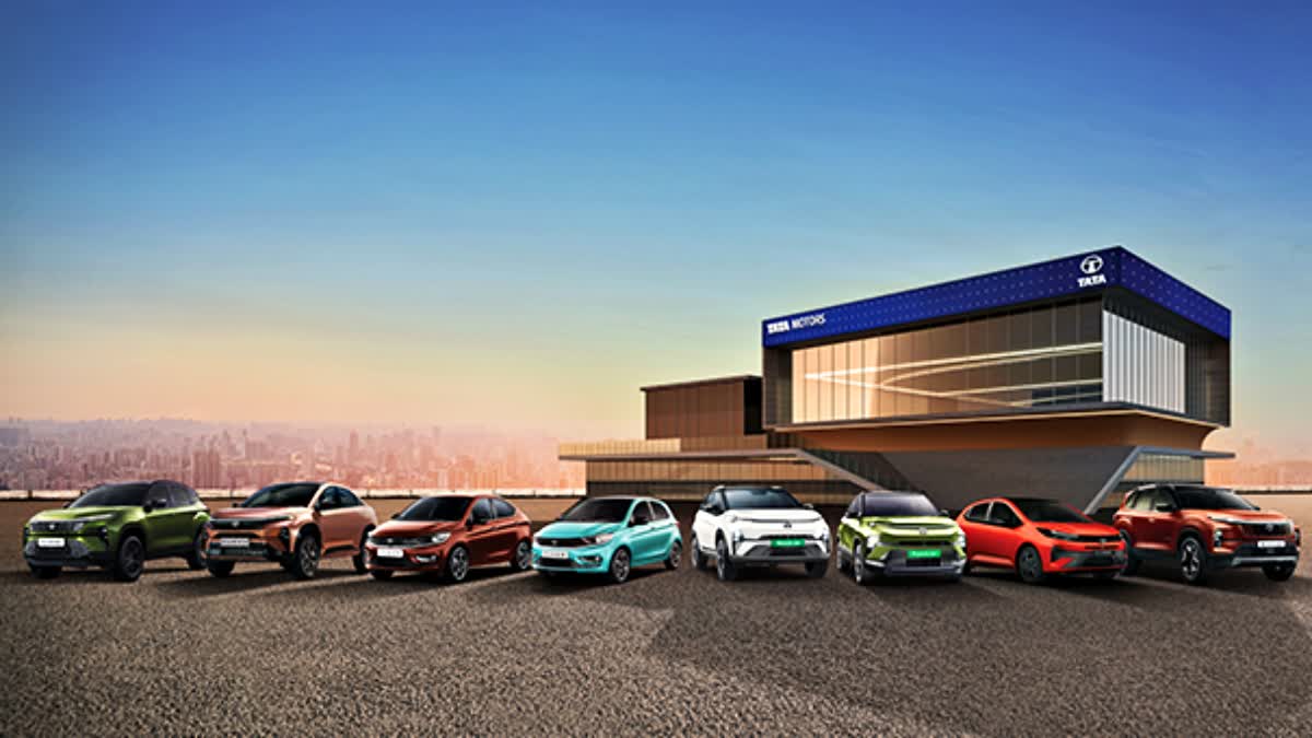 Tata Motors rebrands passenger vehicle line, unveils new logo color and showroom look