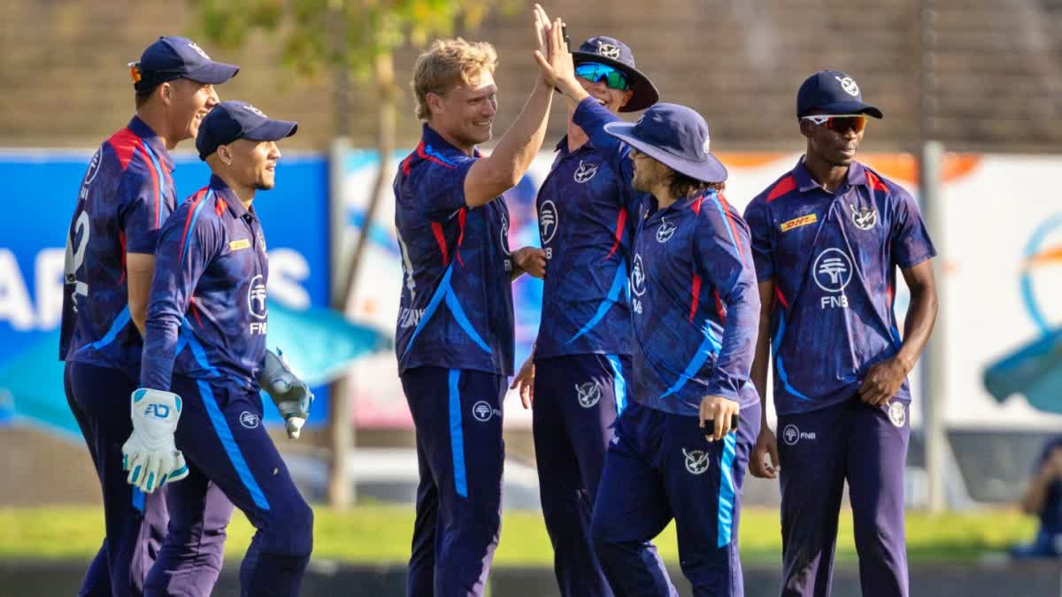 NAMIBIA VS SOUTH AFRICA  T20I TRI SERIES  SOUTH AFRICA VS NAMIBIA T20 RESULTS  നമീബിയ ദക്ഷിണാഫ്രിക്ക