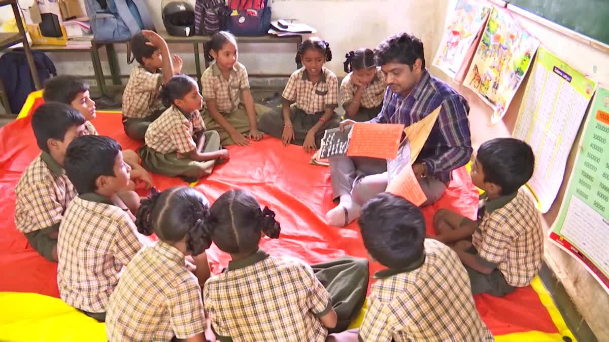 Vizianagaram Government School Teacher Rajesh Got National Award