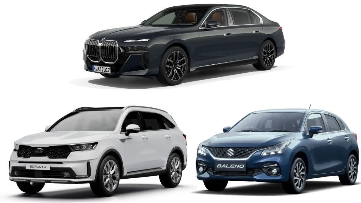 Kia Sorento, Maruti Suzuki Baleno Facelift, 2027 BMW 7-Series