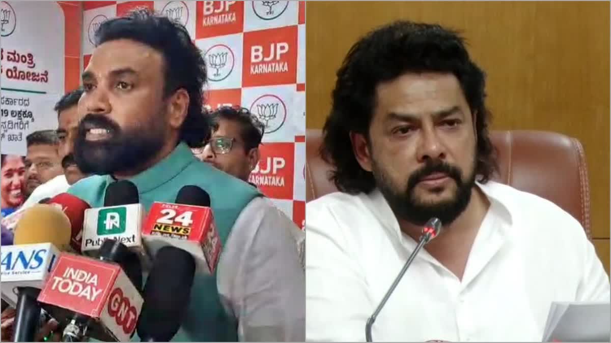 Ex Ministers Sriramulu and B Nagendra