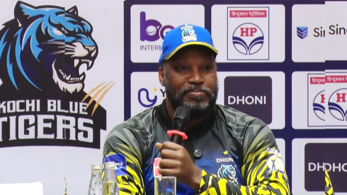 CHRIS GAYLE THIRUVANANTHAPURAM  KERALA CRICKET LEAGUE  CRICKET  KERALA CHRIS GAYLE VISIT