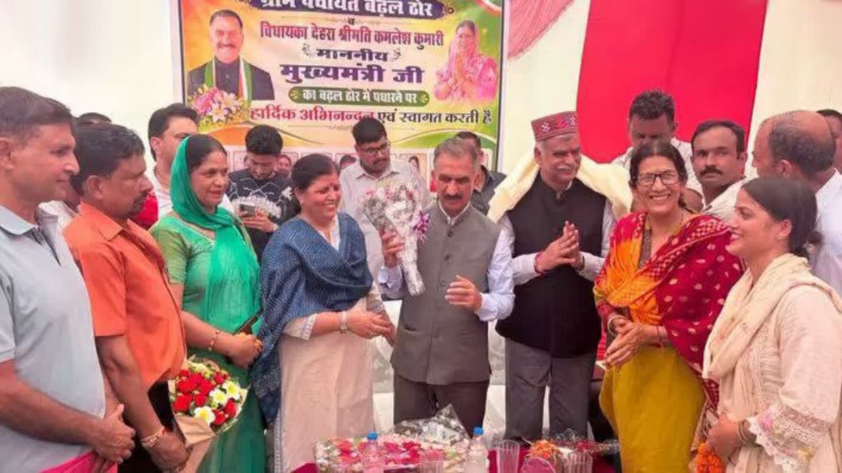 CM Sukhu in Dehra