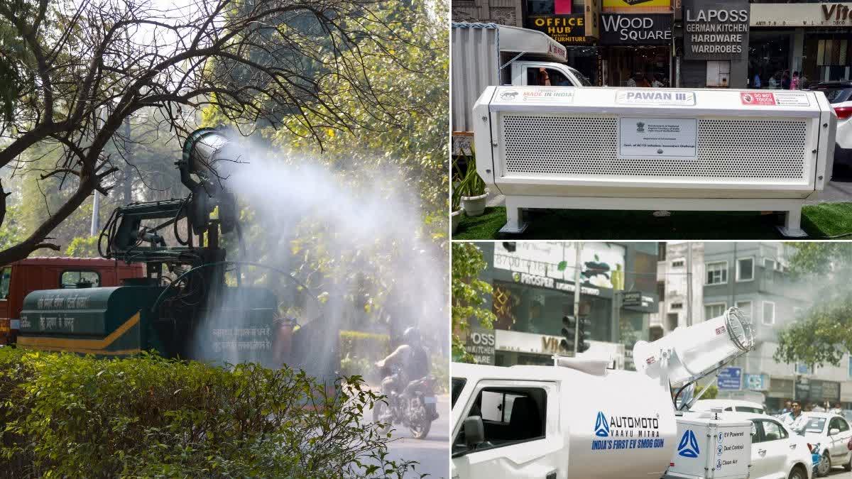 Various air pollution control measures deployed across Delhi