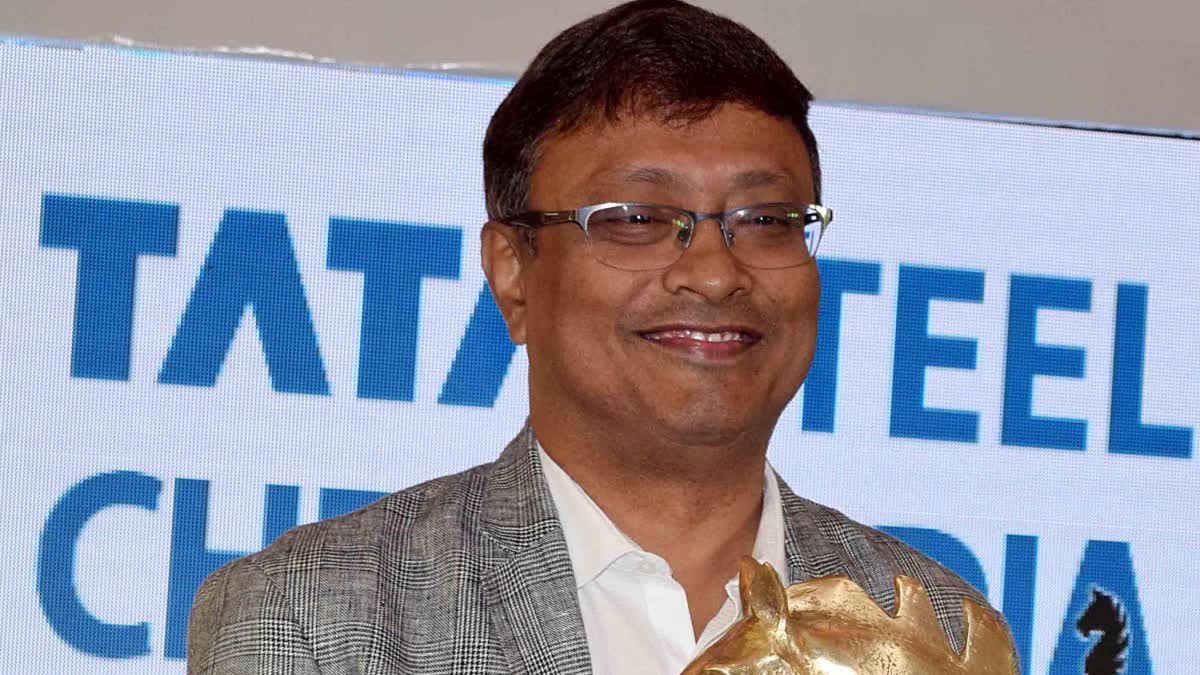 Former Indian chess player Dibyendu Barua.