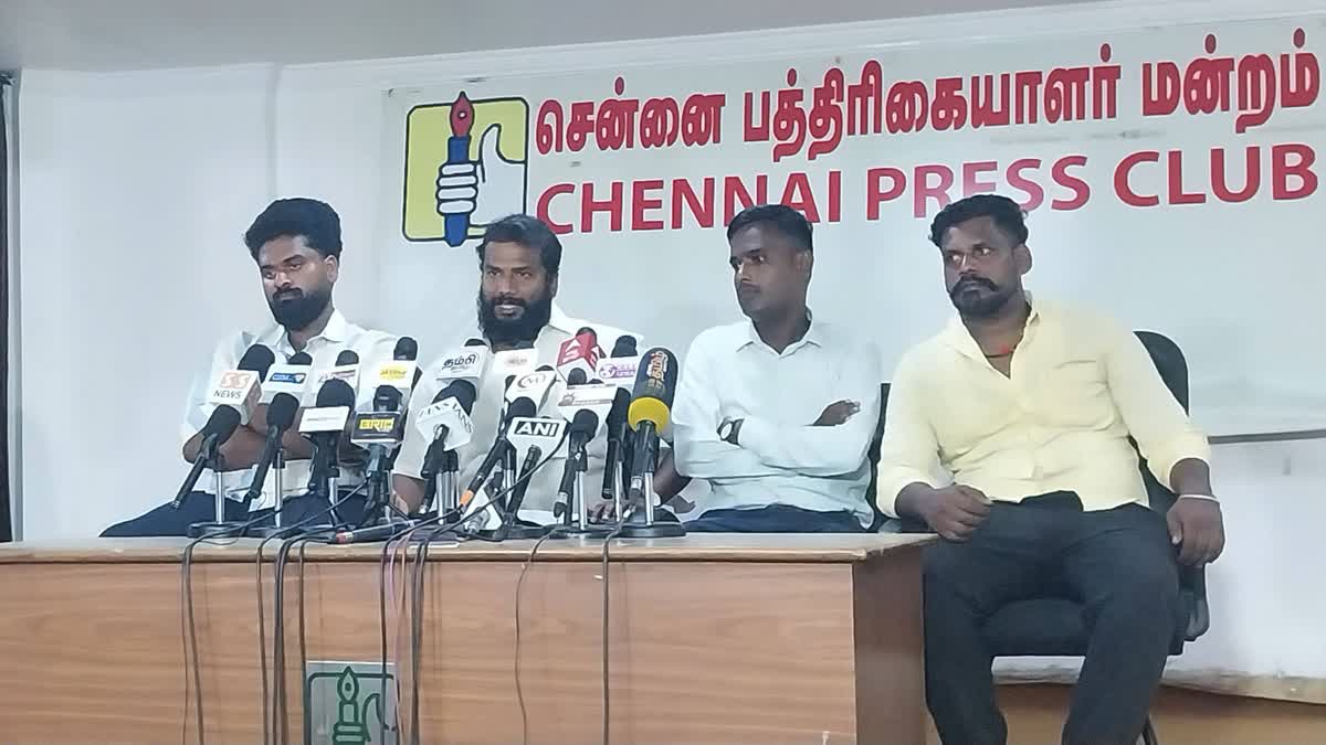 ஜெ குரு பாட்டாளி மக்கள் கட்சியின் தலைமை நிலையச் செயலாளர் மனோஜ்- செய்தியாளர் சந்திப்பு