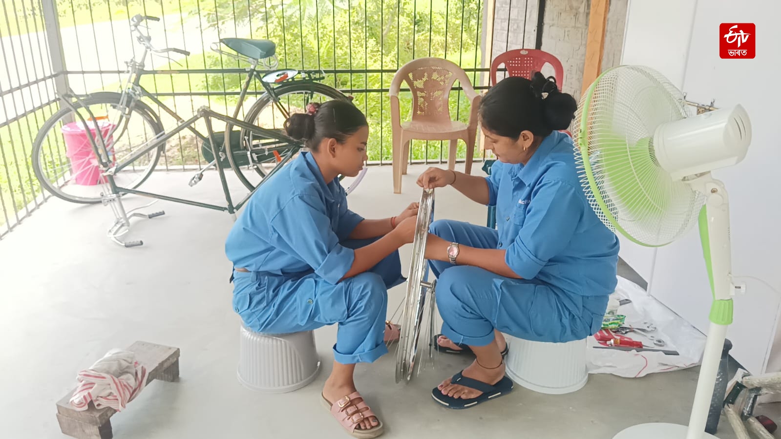 Golaghat's first women bicycle mechanics