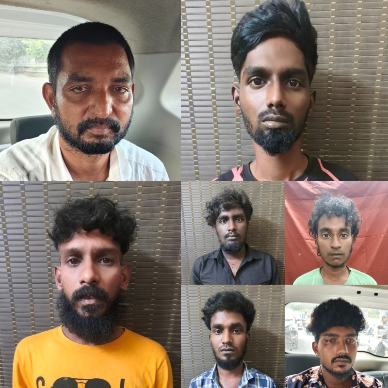 அன்பழகன் கொலையில் கைதானவர்கள்