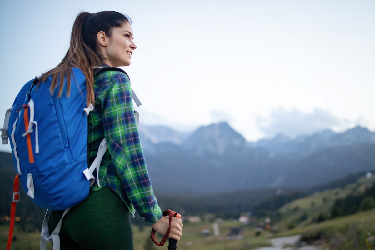 Mountain hiking
