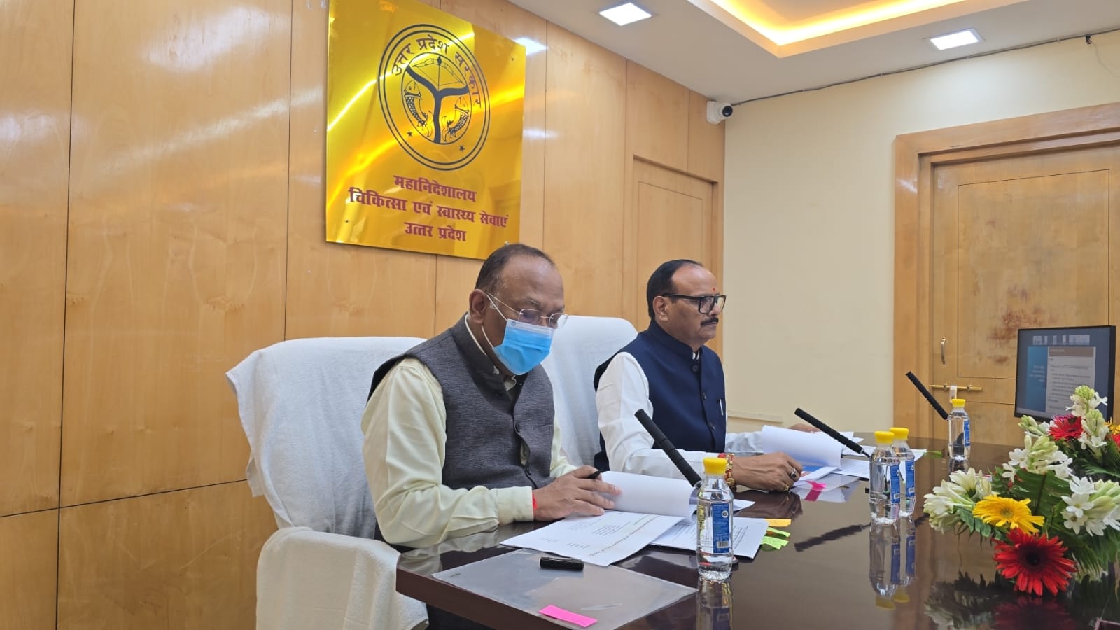 स्वाइन फ्लू पर एक्शन मोड में डिप्टी सीएम ब्रजेश पाठक